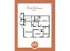 3 bedroom 2 bedroom floor plan at Mission Vista Apartments at Tucson. AZ